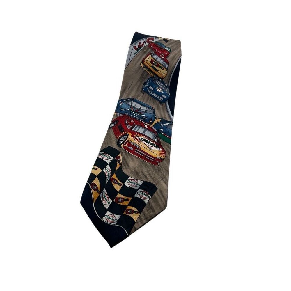 Tabasco Nascar Racing Men's Necktie - 100% Silk Tie - Made in USA